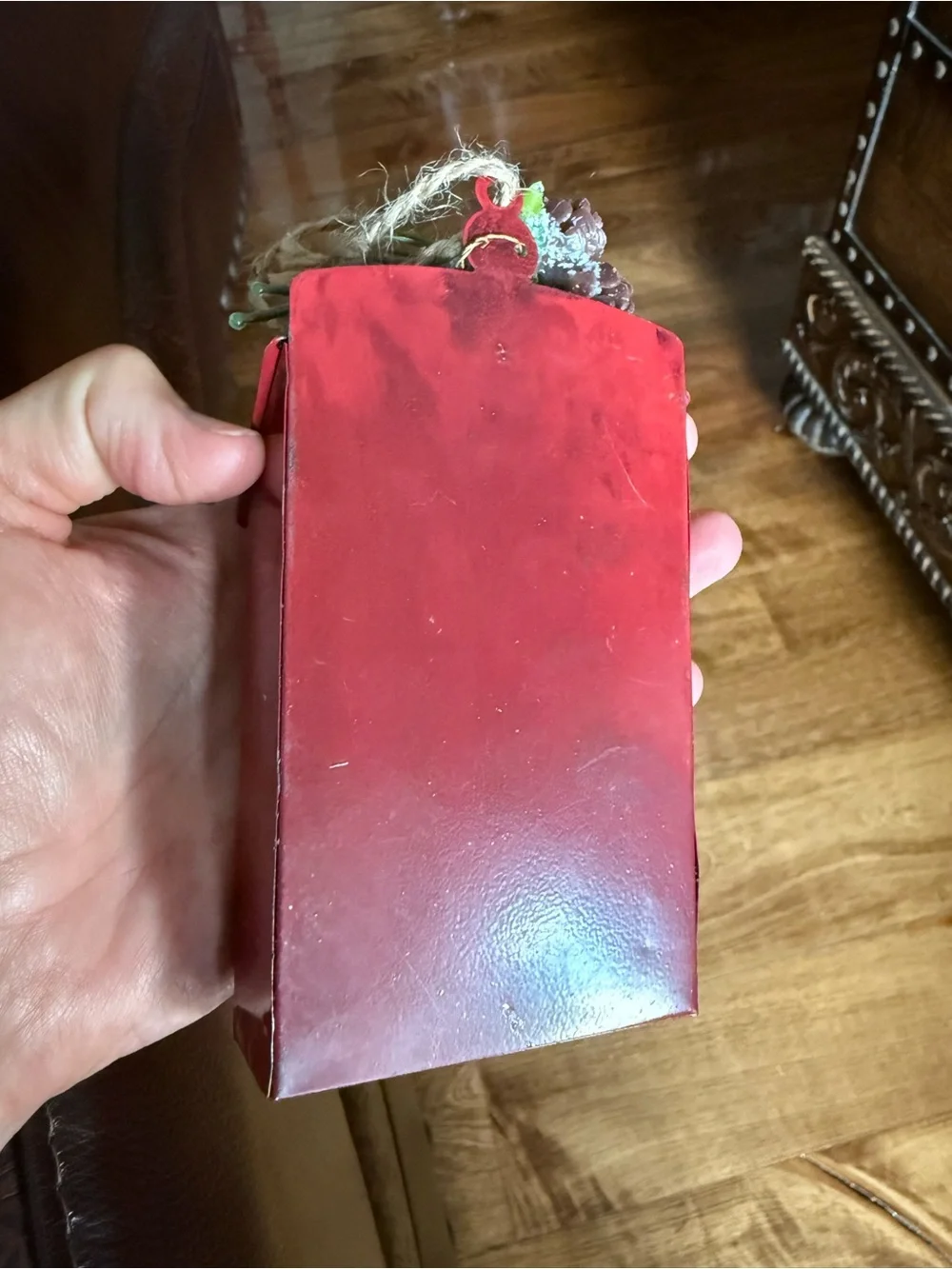 Letters to Santa Metal Christmas ornament 6” tall